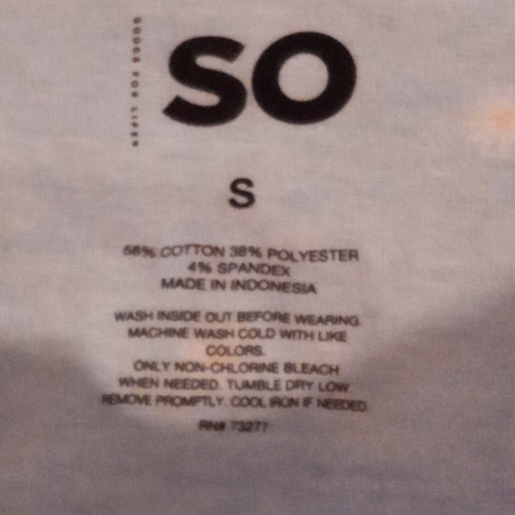 SO crop top size S - Picture 3 of 8